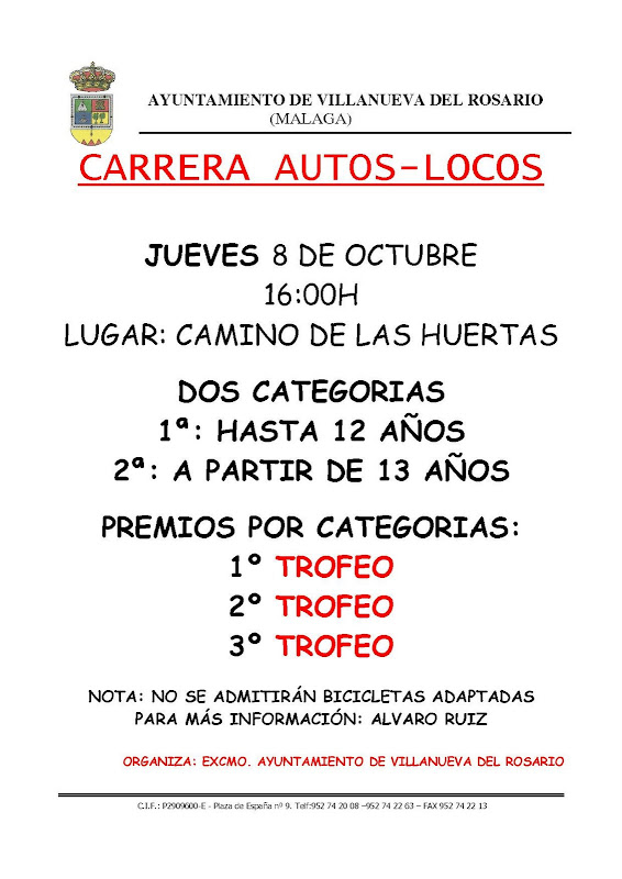 Carrara de Autos-Locos - Jueves 8